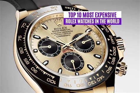 expensive rolex watches prices|top 10 most expensive Rolex.